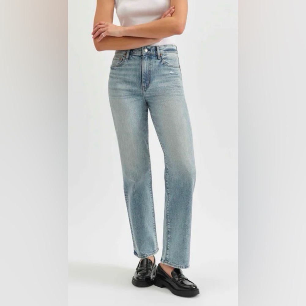 Daze Sundaze Light Blue High-Rise Straight Women's Jeans Size 26